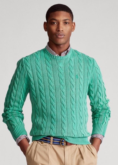 Suéter Polo Ralph Lauren Cable-Knit Algodão Homem 05217-IOLN